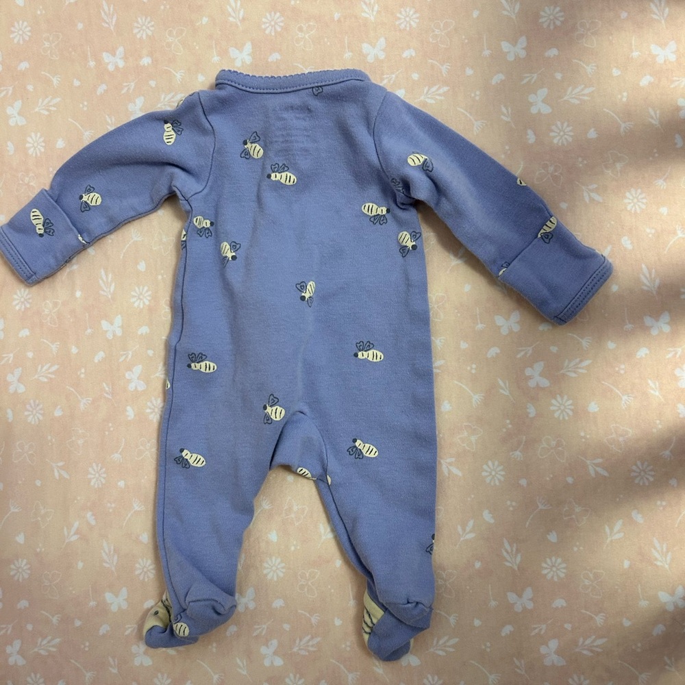 Carter's Bee Pattern Footie - Picture 2 of 3